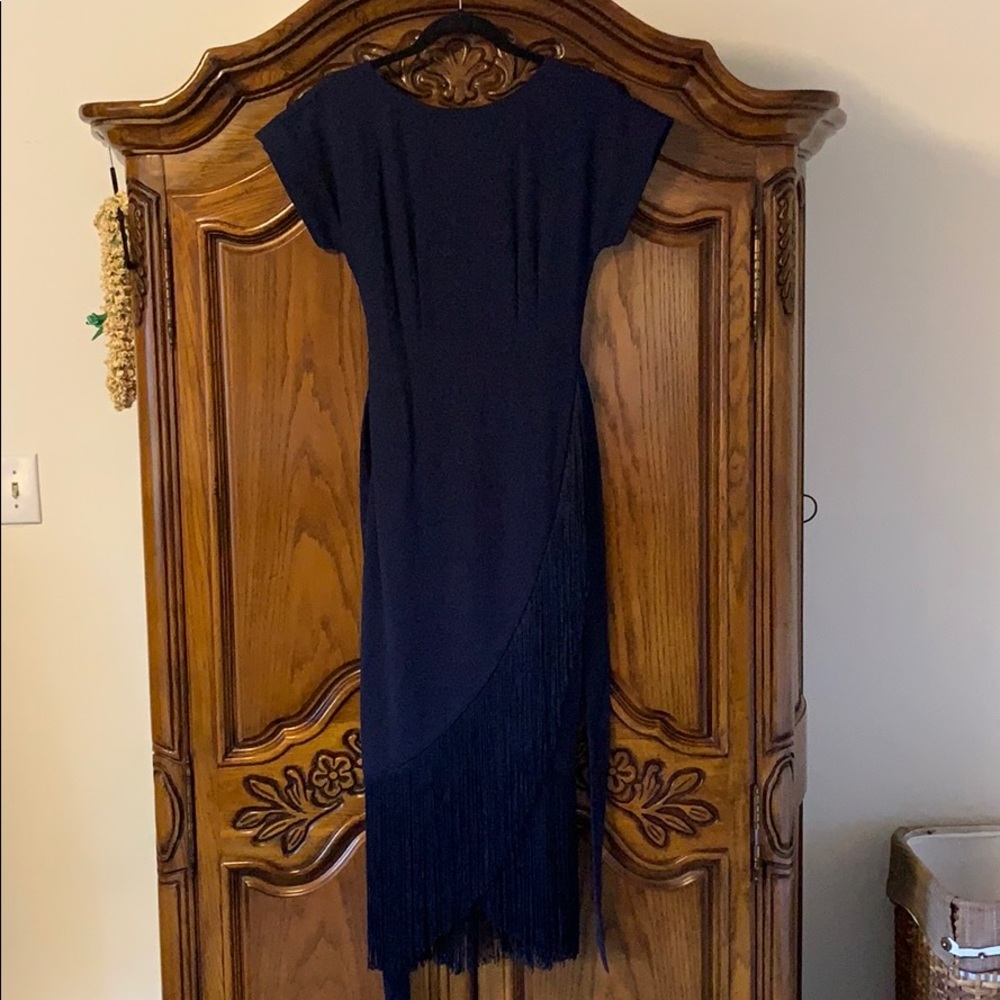 Navy Blue Evening Dress